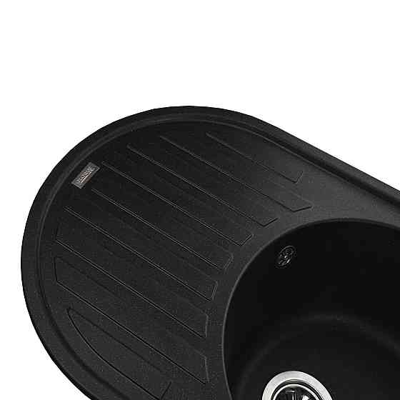 Гранітна мийка Globus Lux OHARA чорний металік 770х500мм-А0001 (000021081) Київ