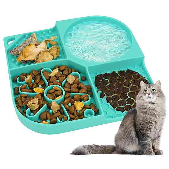 Миска килимок для собак і кішок підлоговий та протиковзкий антистрес Вінниця