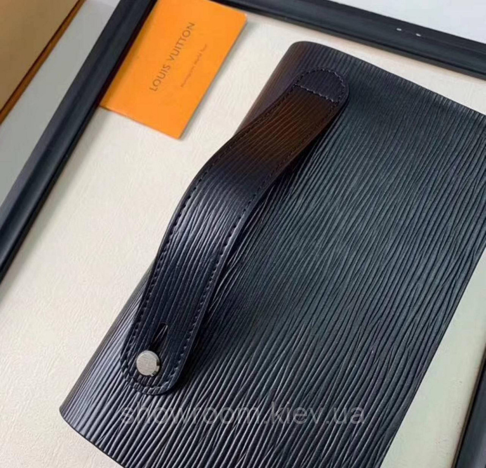 Чоловічий бреновий клатч барсетка LV (2012) black Київ - фото 6