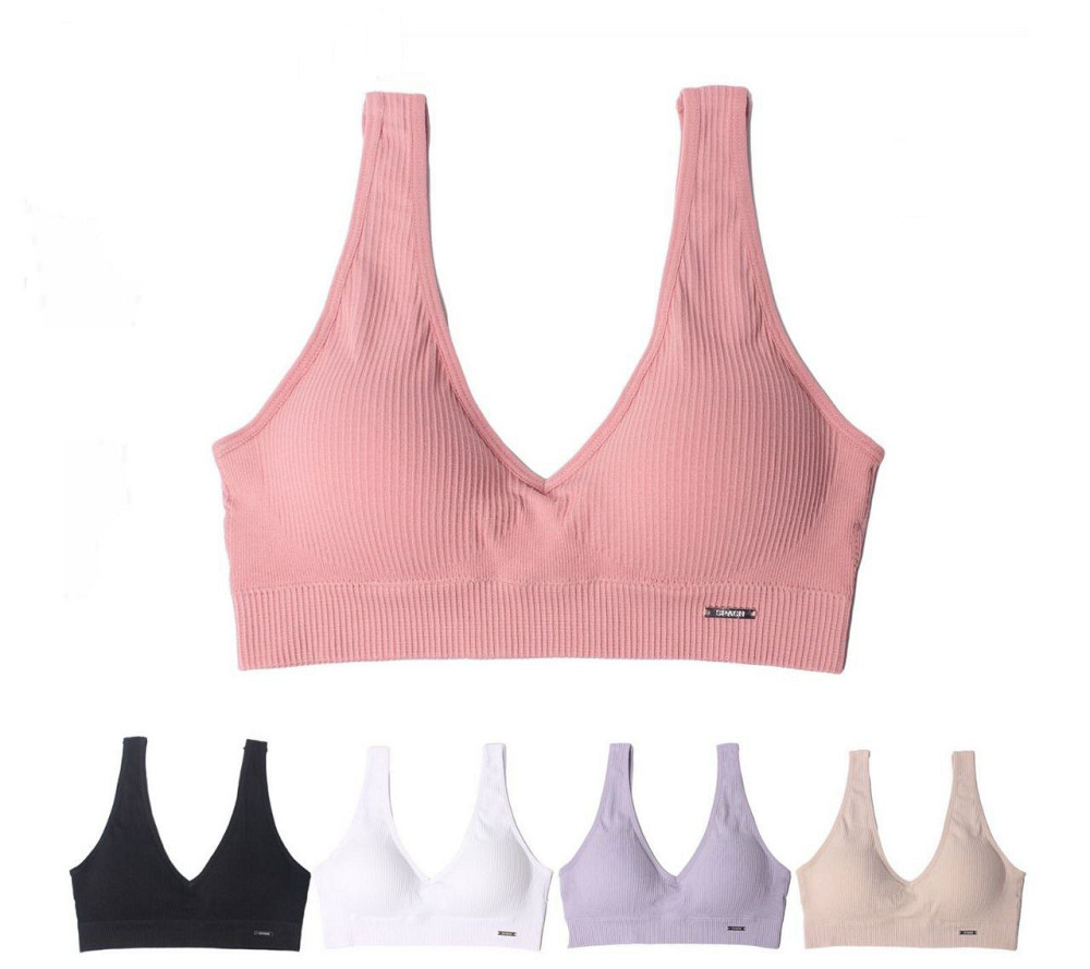 Топ бюстгальтер рубчик з широкою гумкою Рожевий XL/2XL Харків - фото 7