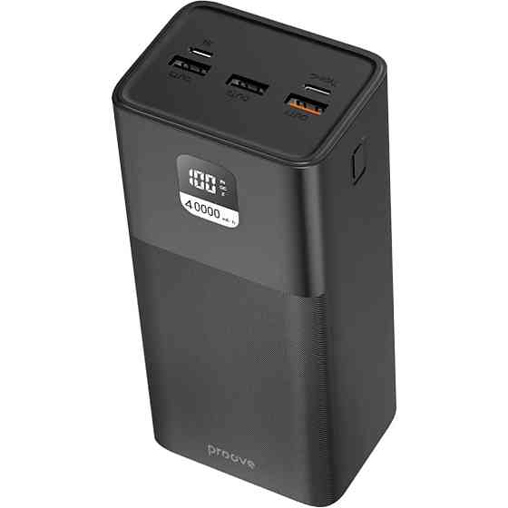 Універсальна мобільна батарея Proove Giant Lite 22.5 W 40000 mAh Black (PBGI20312201) Чорний Харьков