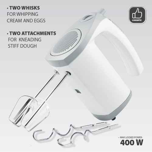 Міксер ручний 400W MR-505-WHITE білий Maestro Житомир