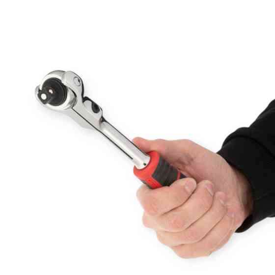 Тріска з квадратом 1/2" 72 зуба 250 мм CrV Storm шарнірна (360°) Мукачево