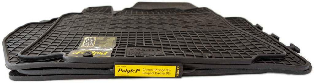 Килимки салону гумові Citroen Berlingo 08-/Peugeot Partner 08-, к-т (4шт.) Київ - фото 1