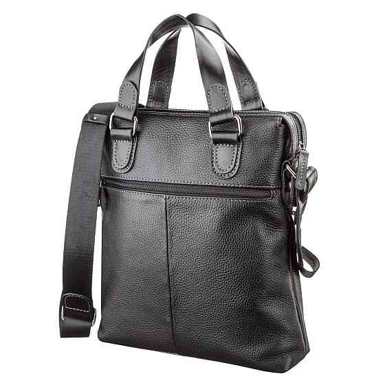 Сумка мужская SHVIGEL 11114 кожаная Черная Киев