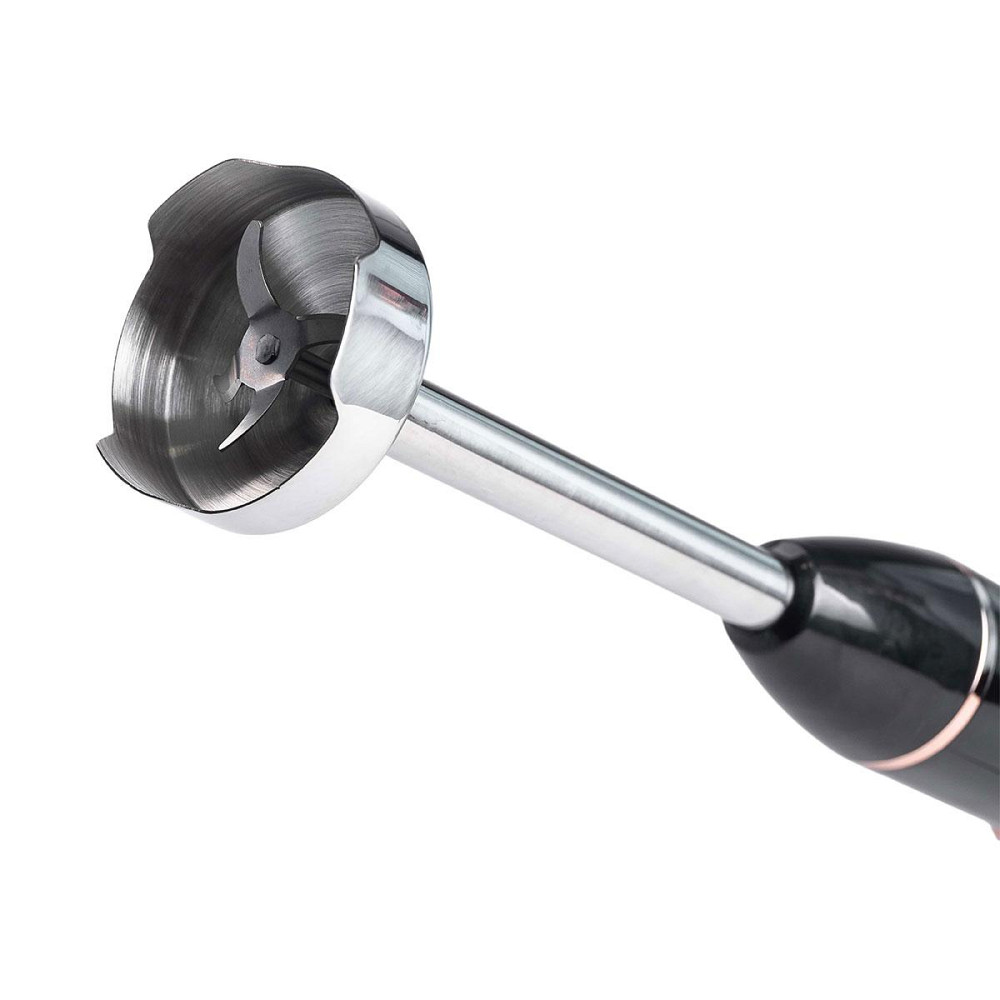 Блендер ручной погружной с насадками 4 в 1 600 Вт  2 чаши и венчик Черный Sokany SK-02012B Киев - изображение 6