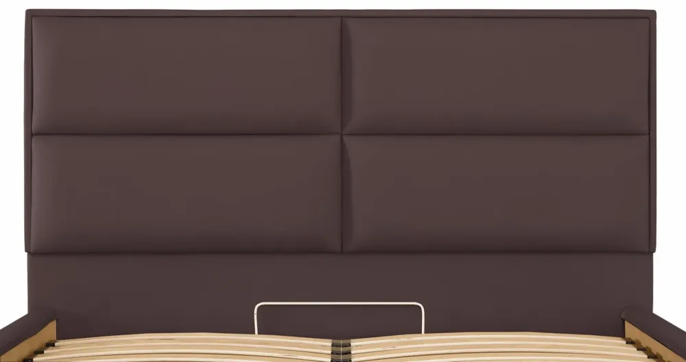 Кровать Sheffield Comfort 120 х 200 см Fly 2231 С подъемным механизмом и нишей для белья Темно-коричневый Днепр - изображение 6