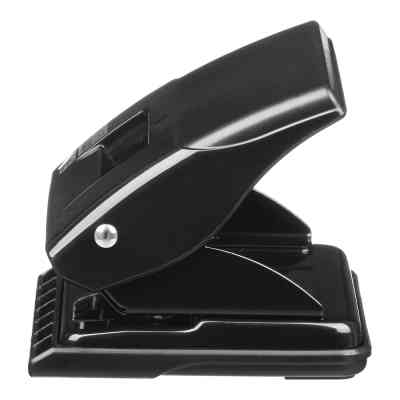 Діркопробивач Buromax пластиковий, до 20 аркушів, 120 х 88 х 76 мм, чорний (BM.4019-01) Вінниця