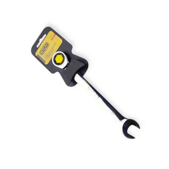 Ключ ріжково-накидний 14мм CrV тріскатковий Мукачево