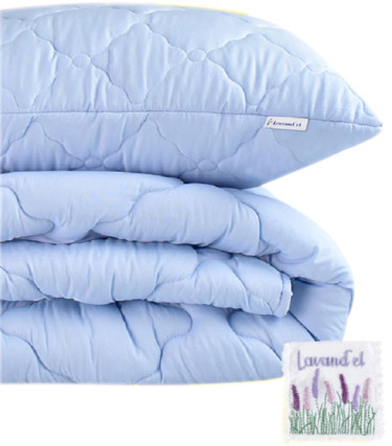 Набір IDEIA Textile Lavande євро (Ковдра 200х220 см + 2 подушки 50х70 см) (56861188) Чернівці
