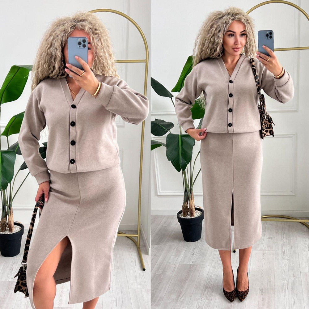 Женский невероятный костюм кардиган+юбка ангора вязка на трикотаже Моко, 40/42 Одесса - изображение 7