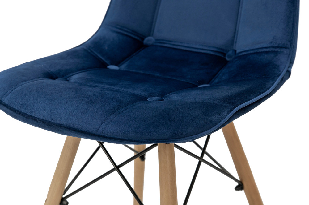 Стілець ДЖАСТІН, велюр синій Киев - изображение 4