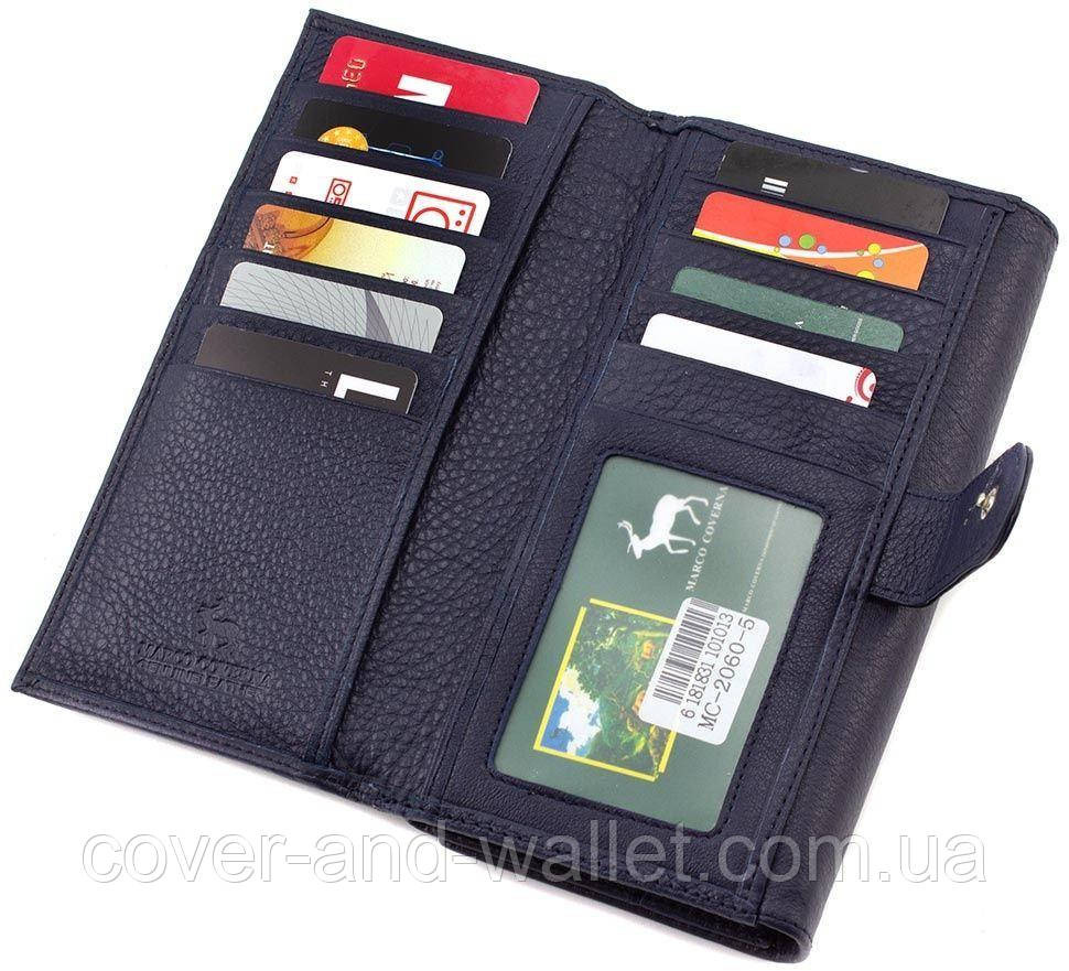 Женский кошелёк с отделом для визиток из натуральной кожи Киев - изображение 4