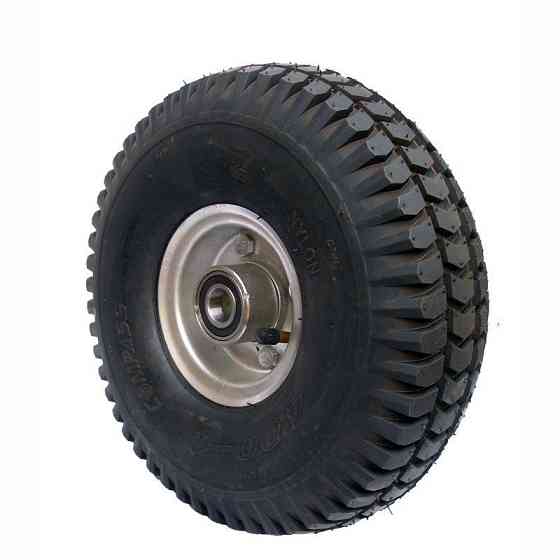 Пневматическое колесо 4.00-4 для тележек – надувное колесо с камерой 300 мм для ручных тачек и платформ. Харків