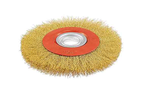 MASTERTOOL Щітка дискова MASTERTOOL з латунованого рифленого дроту Ø 200х32 мм 19-9220 Киев