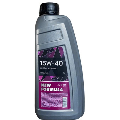 Моторна олива NEW FORMULA 15w-40 (SG/CD) кан. 1л ПЕ (0,9кг) (NF196253) Вінниця - фото 1