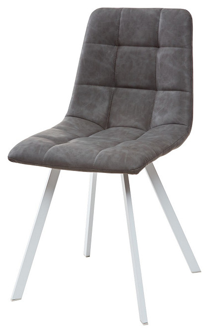 Стілець Чілі (квадрат) білий/ сіра стальRU-07 Киев - изображение 4