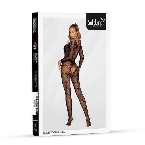 Бодистокинг - Bodystocking 2037, black - One Size Sex Aura Киев