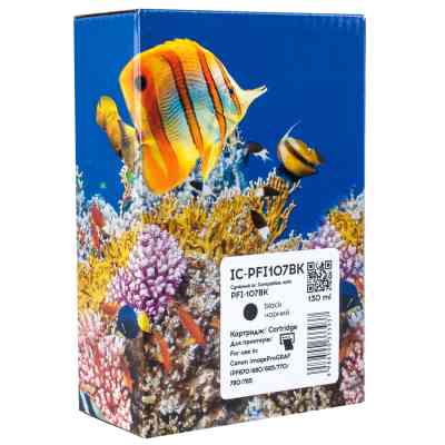 Картридж Barva Canon PFI-107BK (6705B001) 130 мл, Black (IC-PFI107BK) Винница