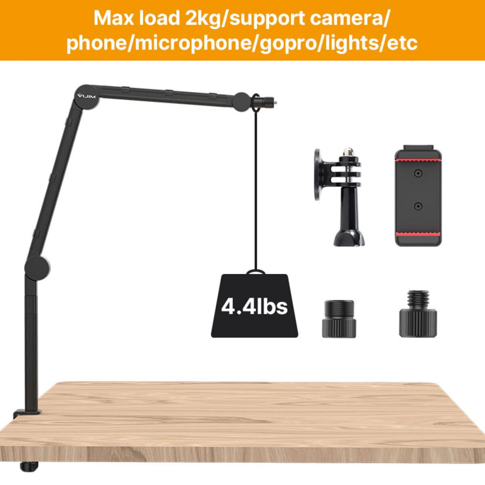Штатив тримач Ulanzi Vijim microphone boom arm UV-2806 Одеса - фото 7