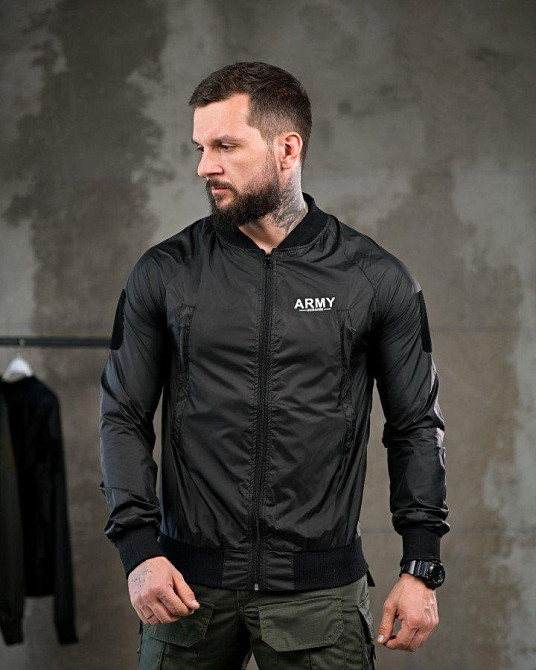 Вітровка штурмовка Army black ПП7554 Одеса - фото 4