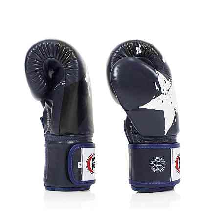 Боксерські рукавиці Fairtex BGV1 Nation Print Blue 12 унцій (бинти в комплекті) Кам'янське