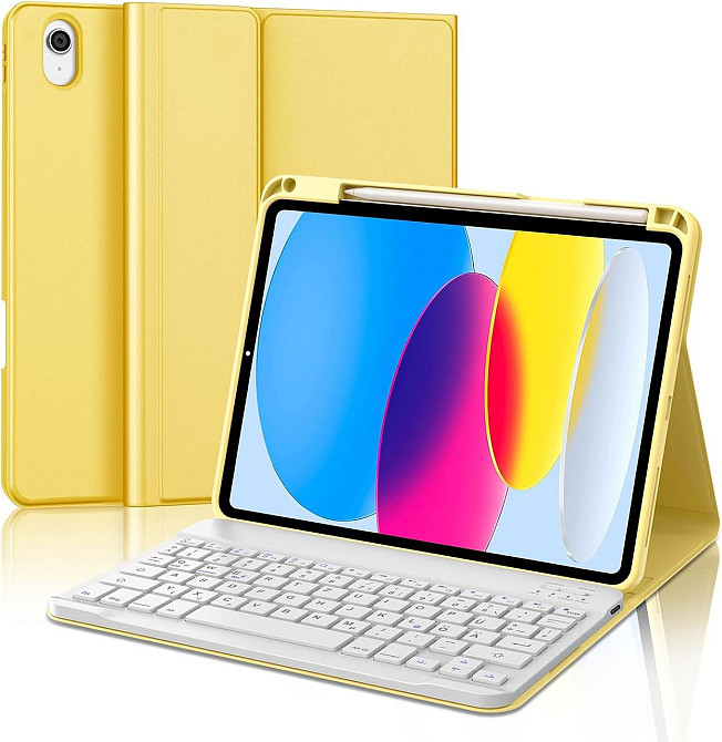 Чохол клавіатура для iPad A16 2025/iPad 10-го покоління (2022) A2696 / A2757 / A2777 із замінною батарейкою Дніпро - фото 1