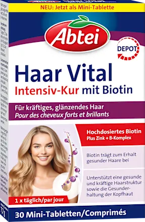 Abtei Haar Vital Intensiv-Kur Mini-Tabletten 30 St витамины для волос Киев