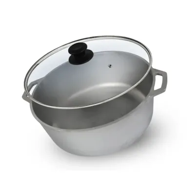 Кастрюля Brizoll алюмінієва зі скляною кришкою 4 л (10-004-6) Винница