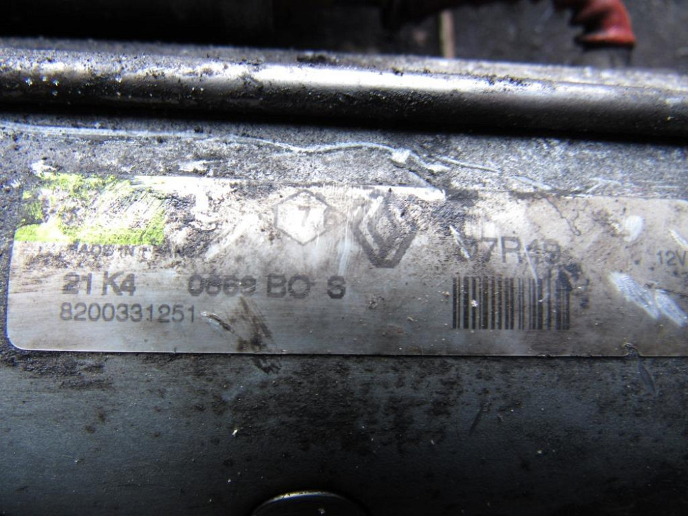 Стартер Renault Trafic 1.9 dci 2001-2006 Ковель - фото 3