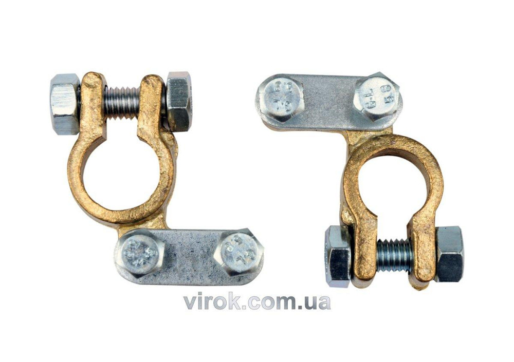 Клеми акумуляторні VOREL, набір 2шт. [12] Одесса - изображение 1