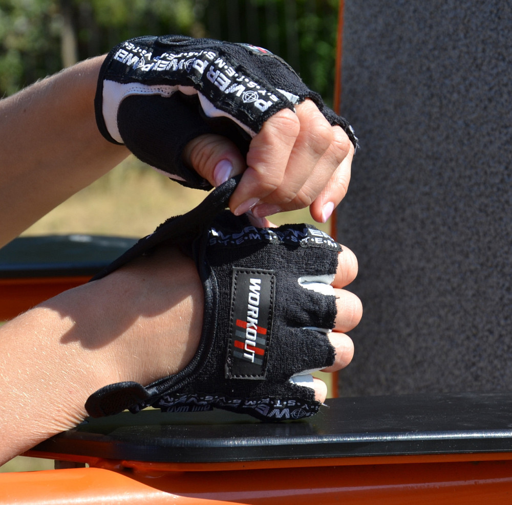 Рукавички для фітнесу Power System PS-2200 Workout Black L Луцк - изображение 6