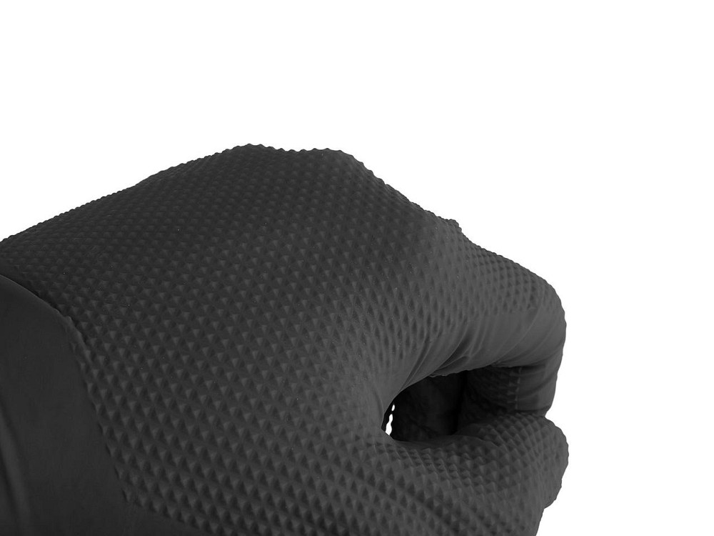 Рукавиці "GeKo" нітрилові підвищеної міцності, розмір XXL (11), чорного кольору, упаковка 50 штук Киев - изображение 2