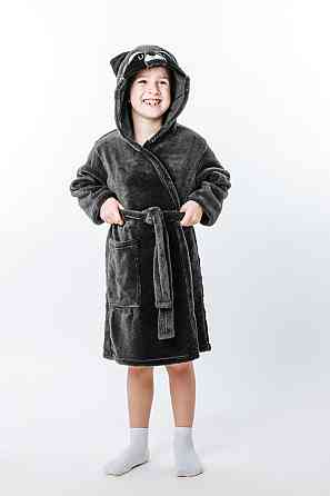 Халат детский, теплый Енот, топ Крохатушка одяг 152 Киев