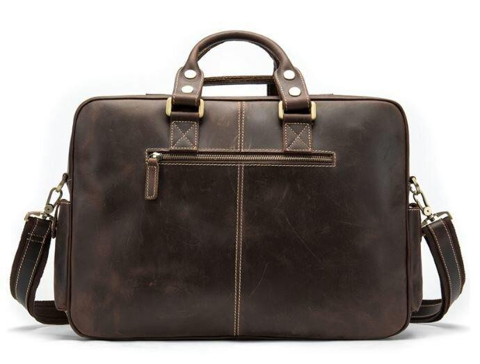 Сумка чоловіча багатофункціональна Vintage 14881 Коричнева Київ - фото 10