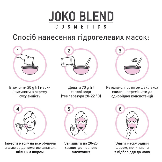 Маска гідрогелева Joko Blend Youthful Elixir 20 г 4823109401228 Винница - изображение 3