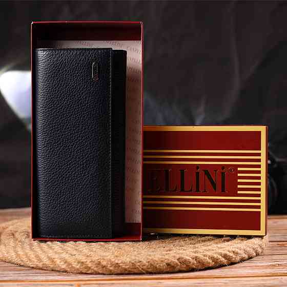 Жіночий гаманець із натуральної зернистої шкіри CANPELLINI 21624 Синій Київ