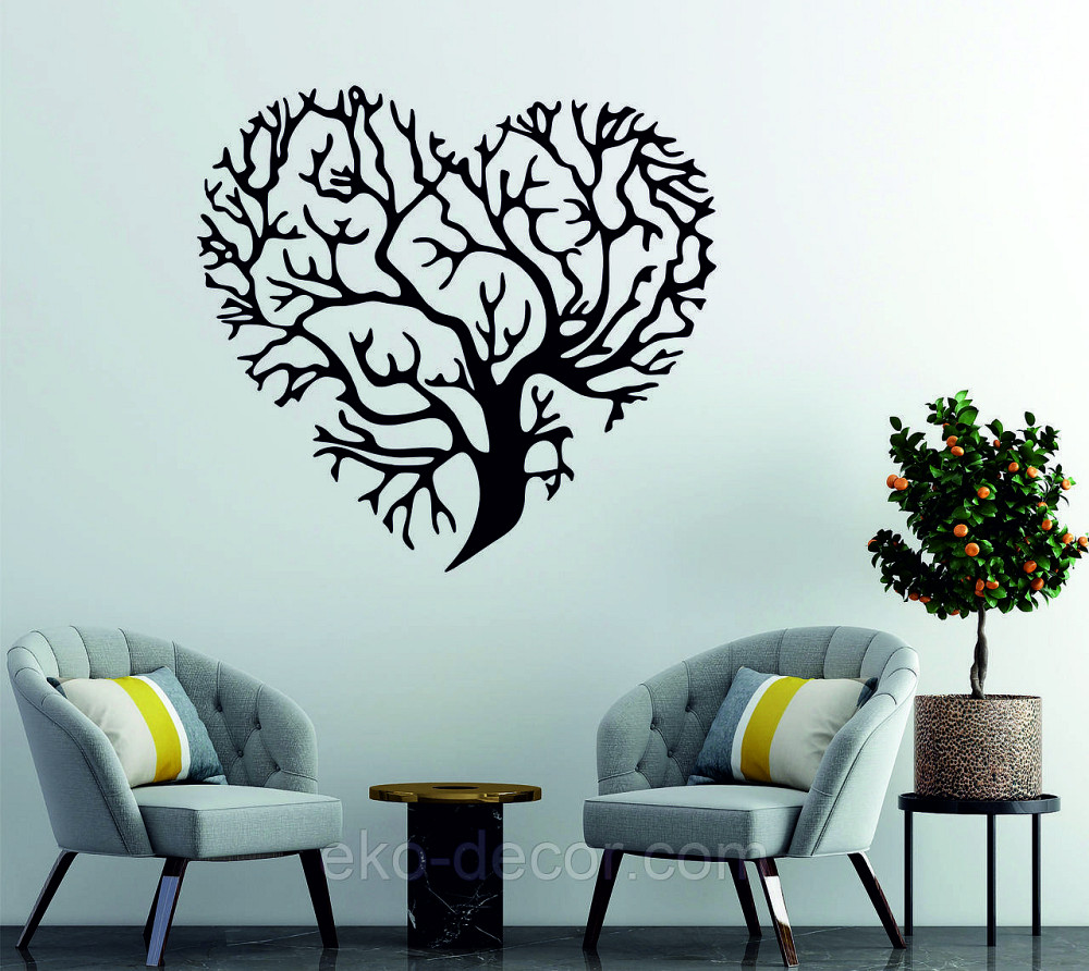 Декоративне настінне Панно «Серце» Декор на стіну Київ - фото 4