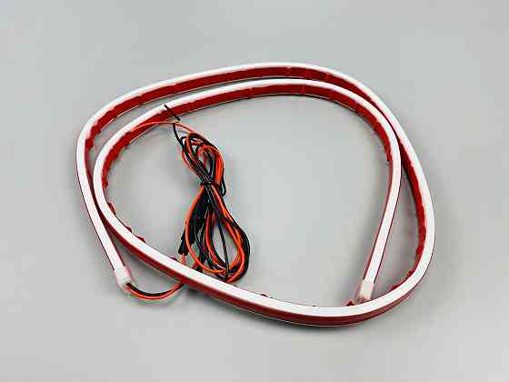 Стрічка LED додаткового підсвічування фар Гнучка світлодіодна смуга освітлення денні ходові вогні Мукачево