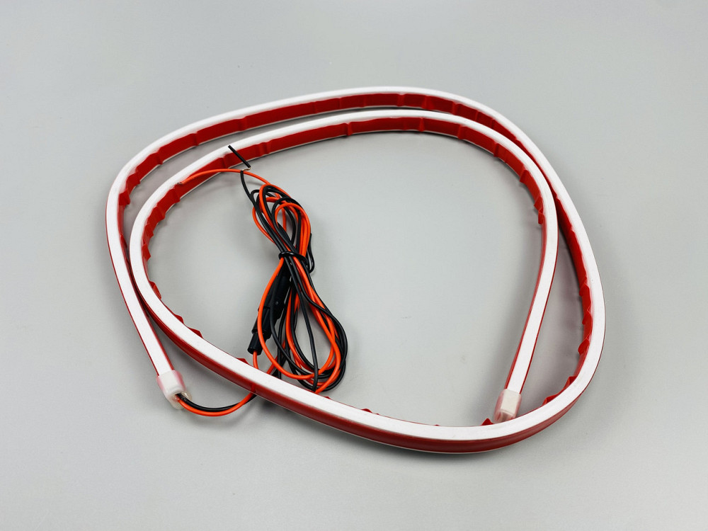 Стрічка LED додаткового підсвічування фар Гнучка світлодіодна смуга освітлення денні ходові вогні Мукачево - фото 5