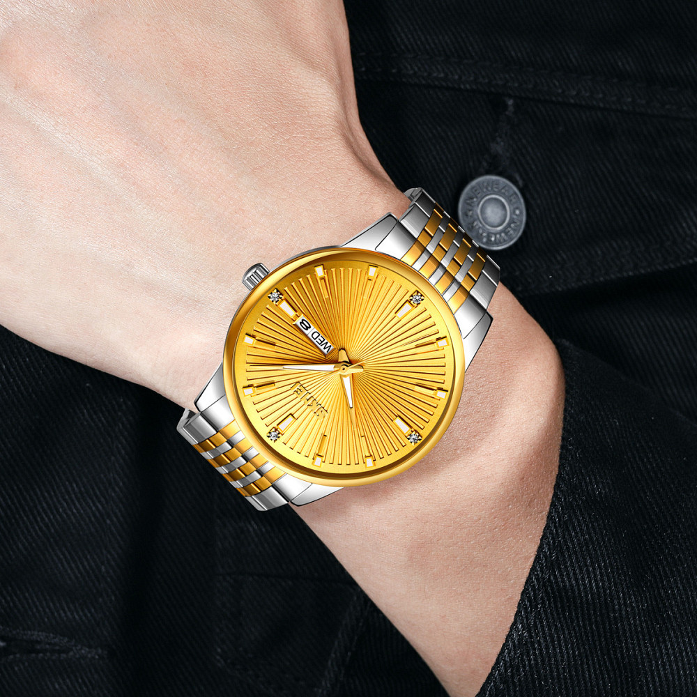 Skmei 9323TGDGD Silver/Gold-Gold SBR Киев - изображение 3