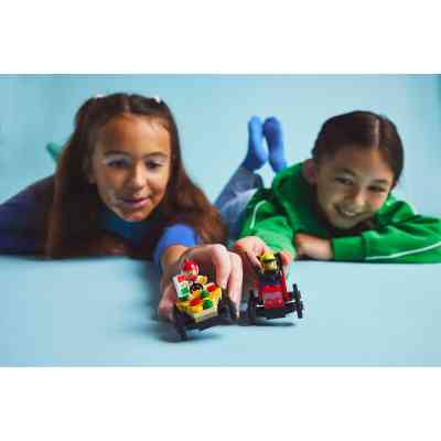 Конструктор LEGO City Піца-авто проти пожежної машини Набір перегонів (60458) Вінниця