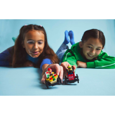 Конструктор LEGO City Пицца-авто против пожарной машины Набор гонок (60458) Винница - изображение 6