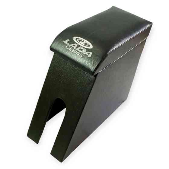 Подлокотник ваз 2105-07 черный с вышивкой (кожзам) Мукачево