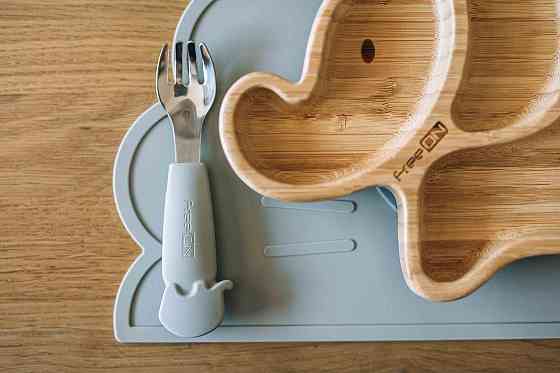 Силіконовий килимок для годування дитини FreeOn Lion, grey Киев