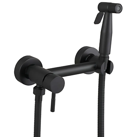 Смеситель для гигиенического душа Zerix SUS 222 Black модель ZX4743 Харьков