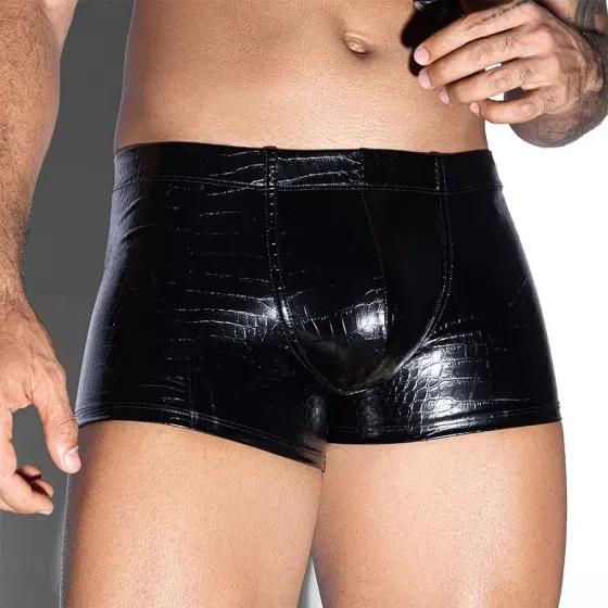 Еротичні чоловічі лакові труси зі шнурівкою JSY 9118T One Size Львов