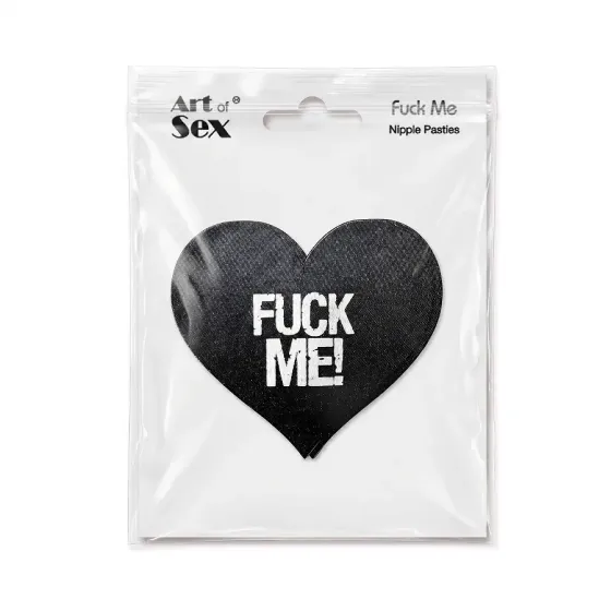 Пестис-сердечка Art of Sex - Fuck me, чорний Львів