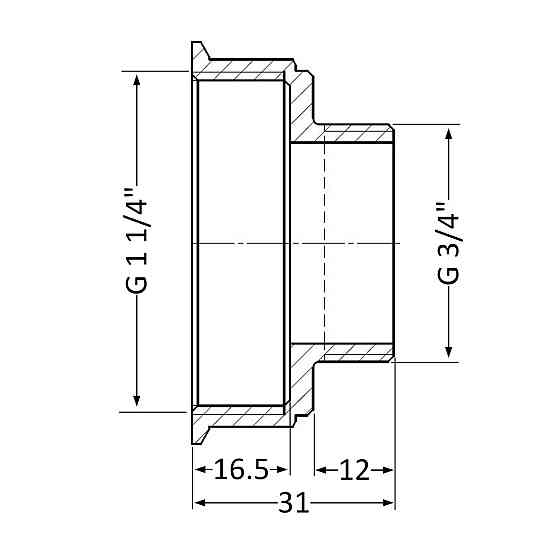Переходник Thermo Alliance Standart 1 1/4