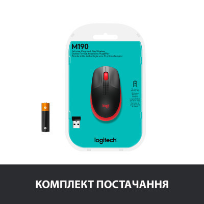 Мишка Logitech M190 Red (910-005908) Вінниця - фото 7